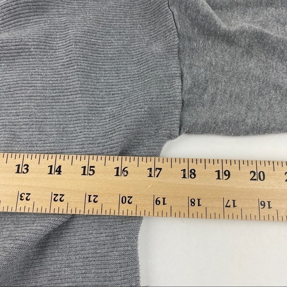 Time And Tru Cardigan Wrap Sweater Womens Small 4-6 Gray Long Sleeve - Picture 6 of 7